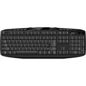 Resim Binbir Göz Bilgisayar Everest KB-250U Siyah F USB Kablolu Multimedya 113 Tuşlu Klavye 