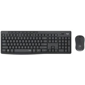 Resim Logitech MK295 Kablosuz Türkçe Klavye Mouse Seti - Siyah 920-009804 