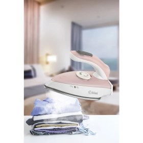 Resim Kiwi Ksı 6316 Çelik Tabanlı Seyahat Ütüsü 1000W Pembe 
