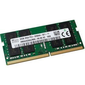 Resim SK Hynix HMAA4GS6AJR8N-XN 32 GB DDR4 3200 MHz CL22 Notebook Ram 