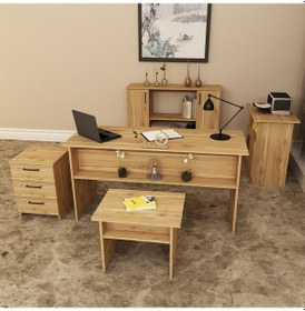 Resim KALENDER DEKOR MERKÜR-1-2-3-4-5 OFİS BÜRO MASASI TAKIMI MRK04 