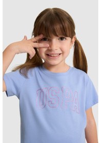 Resim U.s. Polo Assn. Kız Çocuk Lila Tişört Basic 50325631-vr245 Lavanta 