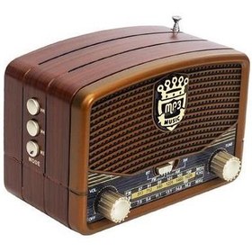 Resim Everton Rt-307 Bluetooth Fm-Usb-Tf-Aux Şarjlı Nostaljik Radyo 