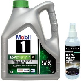 Resim Mobil 1 Esp 5W-30 Motor Yağı 4 L + Carpex Cam Yağmur Kaydırıcı 