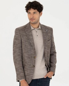 Resim Pierre Cardin Kahverengi Slim Fit Ceket G021gl002.000.1767841.vr029 Kahverengi 