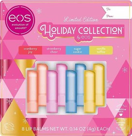 Resim Eos Holiday Collection Dudak Bakım Seti 8 x 4 G 