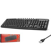 Resim Hadron HD803 Türkçe-Q Multimedia 1.50mt USB Kablolu Klavye - Siyah 