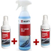 Resim Würth Buz Çözücü Sprey 1 Adet & Yağmur Kaydırıcı Sprey 2 Adet 