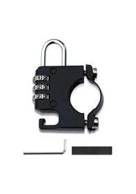 Resim Motosiklet Kask Kilidi Bisiklet Gidon Kilidi Kasa Sabit Kanca Kilidi Hırsızlığa Karşı Çok Renkli 