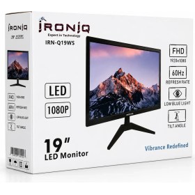 Resim MN6 Ironiq IRN-Q19WS 19 Inç Full Hd LED Monitör 1920X1080 60Hz HDMI VGA Av Ses Çıkışı Düşük Mavi Işık Bilgisayar Monitörü 