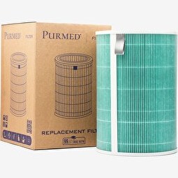 Resim Purmed Xiaomi Mi 1/2/3/ Pro Air Purifier Uyumlu Yeşil Yedek Hepa Filtre 