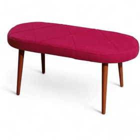 Resim Bench | Soho Kumaş | Ceviz Ayak - Fuşya 