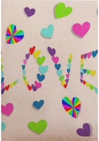 Resim Suntek Çift Taraflı Bahçe Bayrağı Keten Kumaş Stil-b 