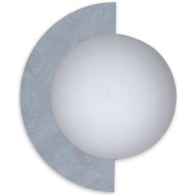 Resim Yarım Dünya Aplik Gri 