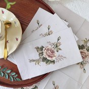 Resim 20 Adet Şık Vintage Gül Desenli Kağıt Peçeteler, Ekstra Dayanıklılık için 2 Katlı - Düğünler, Gelin Duşları, Doğum Günleri, Çay Partileri için Mükemmel - Restoranlar & Oteller için Şık Masa Dekoru, 39.88x33.02 cm, Çay Partisi Malzemeleri|Elegant Masa Düzenlemesi|İki Katlı Peçeteler 