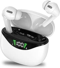 Resim Doando Kablosuz Bluetooth kulaklık, kablosuz, High Fidelity ses, kablosuz Bluetooth 5.3 kulak içi kulaklık, 40 saat pil ömrü ve IPX7 su geçirmezlik 