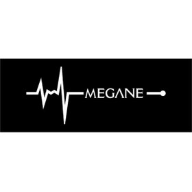 Resim TSC Oto Megane 2 Nabız Kalp Atışı Sticker 2 Adet Kelebek Cam 2 