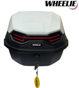 Resim Wheelıe Xt08-w 32 Litre Motosiklet Arka Çanta Beyaz 
