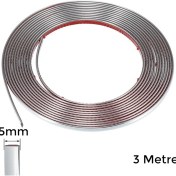Resim Yapiskanli Nikelaj Serit Bant Cita 5mm 3 Metre Krom 