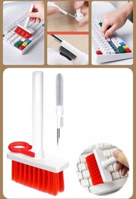 Resim ugursepeti 5in1 Kablosuz Bluetooth Oyuncu Kulaklık Klavye Telefon Kamera Lens Temizleme Fırçası Kalemi 