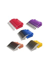 Resim Sürüm 5pcs Hayvan Paslanmaz Çelik Ek Kılavuzu Çıkarılabilir Bıçak Pet Clippers İçin Set 