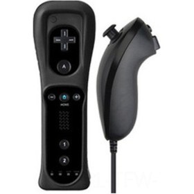 Resim Tenfowee Wii Oyun Kablosuz Sol-sağ Kol Kumandasını Siyah Renkli, Taşınabilir Ve Eğlenceli Oyun Deneyimi İçin 