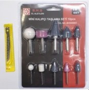 Resim Bhd 10 Parça Mini Kalıpçı Taşlama Seti Uç Vızvız Seti 