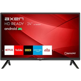 Resim Axen AX24LEDE6681 24" 60 Ekran Uydu Alıcılı HD Ready Android Smart LED 