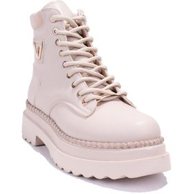 Resim Dagoster Dza07-122435 Bej Günlük Düz Taban Kadın Bot 001 