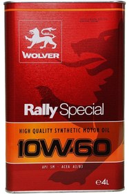 Resim WOLVER Rally Special 10w-60 Motor Yağı 4 lt 