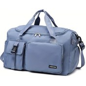 Resim Cloud011 Misty Blue Dayanıklı Oxford Sırt Çantası Büyük Kapasiteli Ayarlanabilir Askı Spor Seyahat Sisli Mavi 