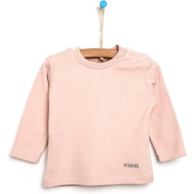 Resim Bebbek Hello Baby Basic Kız Bebek Interlok Sweatshirt 