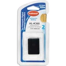 Resim Hahnel HL-K360 Panasonic Tipi Li-Ion Pil (Panasonic VW-VBK360) 