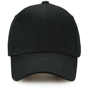 Resim eleven market Siyah Unisex Spor Şapka Kep 