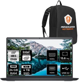 Resim Inspiron 15 3520 i5 1235U 24GB RAM 4TB SSD 15.6'' FHD W11HOME I352024052009U & PER4 ÇANTA 