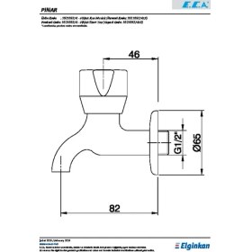 Resim ECA Pınar Kısa Musluk - Süzgeçli 102109274 