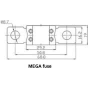 Resim Victron Mega-Fuse 300A-58V 48V Ürünler Için ( 1 Adet ) 