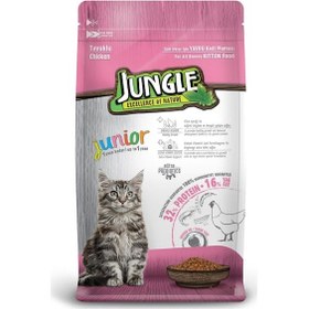 Resim Jungle Junior Tavuklu Yavru Kedi Maması 15 KG 