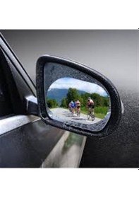 Resim Büro Ev Ofis Arabası İçin 13,5x10cm Araç Dikiz Ayna Yağmur Kaydırır Oto Cam Buğu Film Seti 
