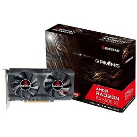 Resim Biostar Amd Radeon Rx6500xt 4gb 64bit Gddr6 Pcı-e 4.0 Ekran Kartı Va65x6ra46 
