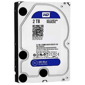 Resim Western Digital Blue 3,5 Sata III 6Gb/s 2TB 64MB WD20EZRZ HDD & Harddisk 