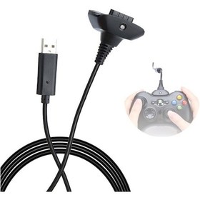 Resim Microsoft Xbox 360 Gamepad Kol Usb Şarj ve Bağlantı Kablosu 