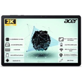 Resim Acer Tab P10 Wi-Fi 64 GB 10.4 Tablet 