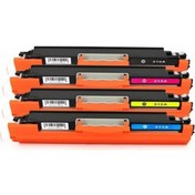 Resim XPLUS Laserjet M177fw Uyumlu 4 Renk Muadil Toner Seti Cf350a-351a-352a-353a 