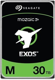 Resim Seagate Exos M 30TB Kurumsal Dahili Sabit Disk HDD - 3,5" 6GB/s SATA 7200RPM 2,5M MTBF (ST30000NM004K) 