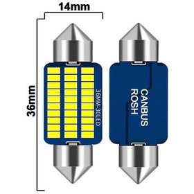 Resim 36Mm Sofit Led Canbus C5W Tip Tavan Plaka Led Ampul 2 Adet 