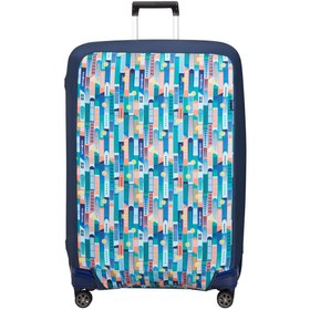 Resim Samsonite Ta Revolution Lacivert Desenli Valiz Kılıfı (XL) 