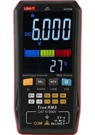 Resim Ut-121b True Rms Cep Tip Akıllı Dijital Multimetre Ncv/live 600v Ac/dc Unı-t 