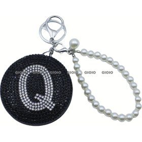 Resim Silver1 Gıoıo Yeni Mini Taşınabilir Kozmetik Ayna Kolye Anahtarlık Çanta Aksesuarları Kolye Dıy Anahtarlık (Yurt Dışından) 