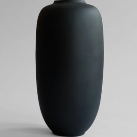 Resim Sunao Vase Slim Hexa Black - Seramik 